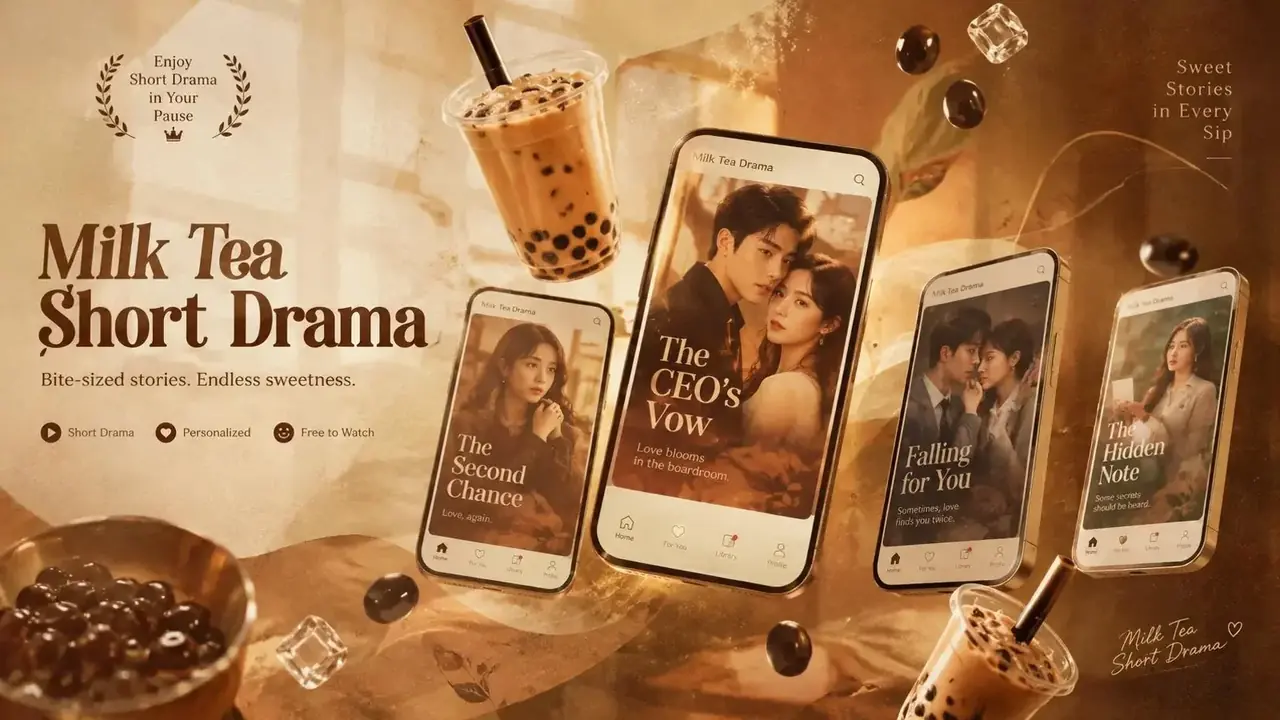下载黄豆AI魔改APP 黄豆AI魔改APP 下载横幅,展示手机端短剧界面